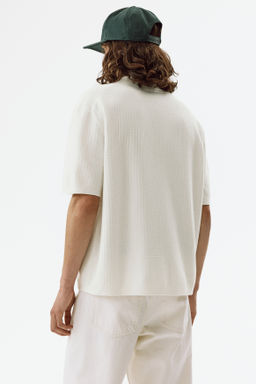 Camisa en punto texturizado Regular Fit - H&m фото 7