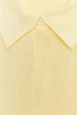 CAMISA FLUIDA OVERSIZE ZW COLLECTION / Amarillo - Zara фото 6