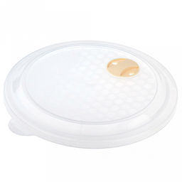 Контейнер для продуктов пластмассовый 2л, д18,8см, h10,7см, бежевый, с декором, подходит для СВЧ и морозильной камеры, Phibo (Россия) - Домашняя мода фото 6