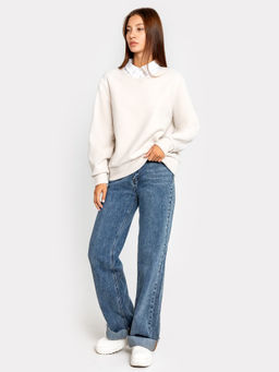 Джемпер женский светло-бежевый св.бежевый 122888 - Mark formelle фото 2