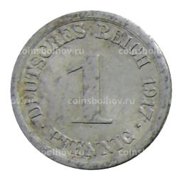 1 пфенниг 1917 года Е Германия
