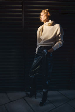 Jersey de cuello alto en punto de canale - H&m фото 3