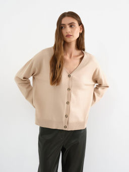 Conso/KCL 230627 - light beige Кардиган женский фото 8