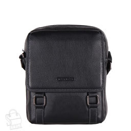 Сумка мужская кожаная 22-9003-2H black Heanbag в Новосибирске