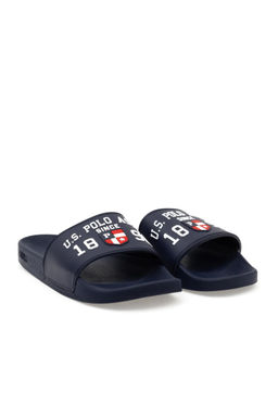 U. S. Polo Assn / Мужские темно-синие тапочки