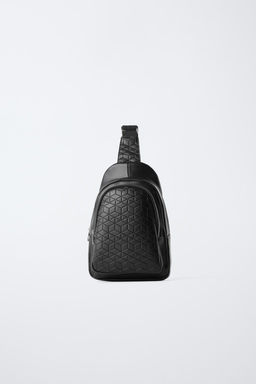 EMBOSSED CROSSBODY BAG