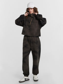 Костюм спортивный женский коричневый с эффектом фаст дай фаст дай на кофе 192474