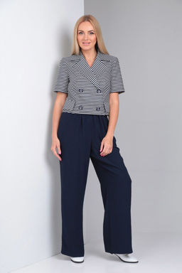 Костюм Gamma & Gracia 537 синий синий белая полоска