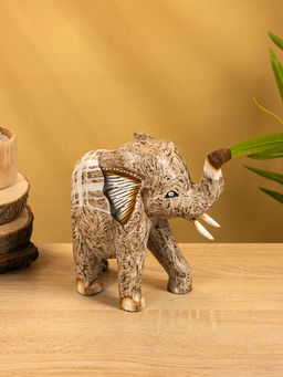 Набор сувенирный «Слоны», 25 см, 20 см, 15 см, дерево, коричневый