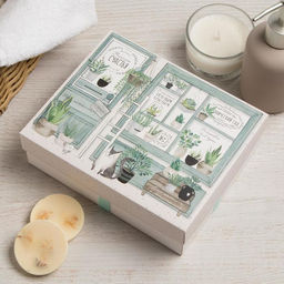 Набор махровых салфеток Уголок счастья 30х30 см -5шт, 100% хлопок, 340гр/м2 - Этель фото 5