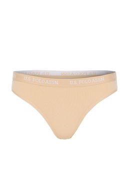Женский низ нижнего белья бежевого цвета Неожиданная скидка в корзине - U.s. polo assn фото 7