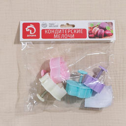 Набор плунжеров кондитерских Доляна Летний сон, 4 шт, 9,5?9?4,6 см, цвет МИКС фото 6