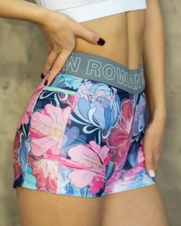 Шорты Mini brand принт пионы