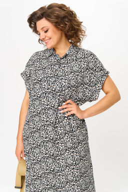 Платье Michel Chic 993/2 черный, белый  фото 4