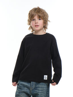 Базовый лонгслив для мальчика 22-6007 белый - Mini maxi фото 21