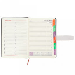 Ежедневник датированный 2025г 14,2х21см Одуванчик 112 листов, в линейку, сшитый внутренний блок, с закладкой, обложка ПВХ софт тач, отделочная строчка, тиснение золотом, цвет серый матовый, застежка на магните (Китай) - Домашняя мода фото 10