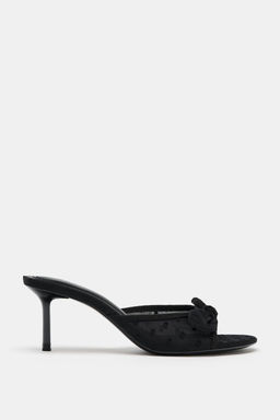 SANDALIA TAC?N MESH / Negro - Zara фото 2