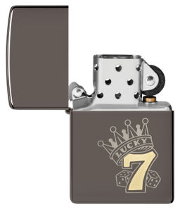Зажигалка ZIPPO Счастливая 7 | Lucky 7 Design 48913  фото 4