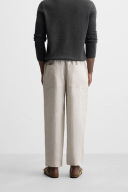 100% LINEN TROUSERS - Zara фото 6