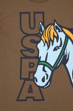 Erkek _ocuk Haki Bisiklet Yaka Ti__rt Sepette S_rpriz _ndirim - U.s. polo assn фото 3