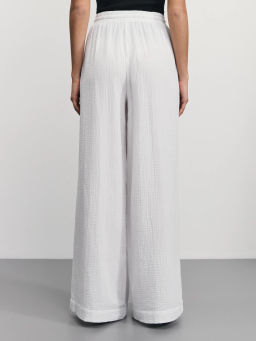 Широкие брюки из муслина / Zarina  фото 4