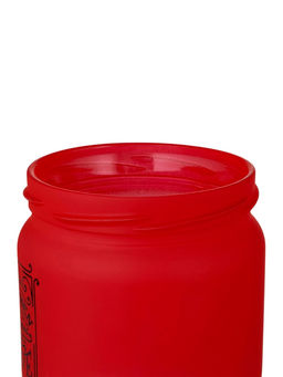 Банка для сыпучих продуктов Любовь на кухне, 425 мл, стекло, красная