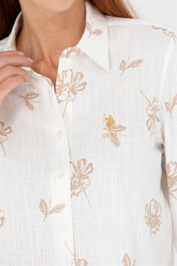 Женская рубашка Camel с длинным рукавом - U.s. polo assn фото 7