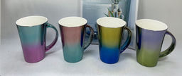 Кружка 400 мл Яркие цвета Неон/ YB-LS /уп 72/