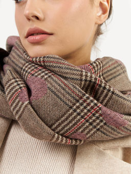 в составе ШЕРСТЬ  и КАШЕМИР Большой, мягкий, теплый  двусторонний палантин - Tantino фото 11