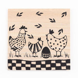 Цена за 2 шт. Набор кухонный Светлой пасхи прихватка, подставка под горячее - Доляна фото 4