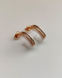 Серьги с керамикой