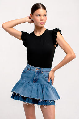 Арт. 3401/3 Футболка женская 42-50 (5 шт) Цвет:черный