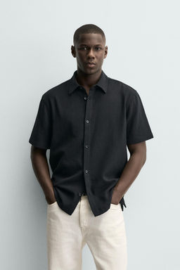 CAMISA ESTRUCTURA CONFORT / Negro - Zara фото 2