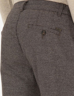 Kahverengi Slim Fit Kanvas Pantolon - Pierre cardin фото 6