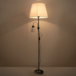 Торшер 19030/2BK E27 40Вт черный 41х41х180 см