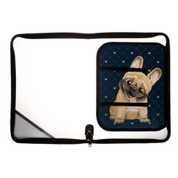 Папка для труда, А4, пластиковая, 23×32.5×2.5 см «Бульдожка»