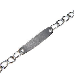 Ошейник - удавка с табличкой под гравировку, 50 см, толщина проволоки 2,5 мм - Пижон фото 3