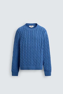 TEXTURED CABLE-KNIT JUMPER - Zara фото 7