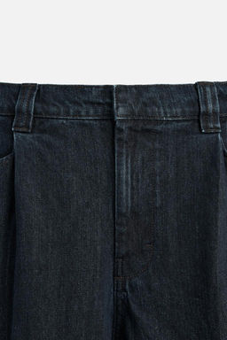 PLEATED WIDE-LEG JEANS - Zara фото 10