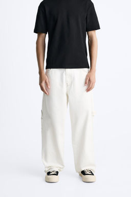 BAGGY JEANS WITH TOPSTITCHING - Zara фото 2