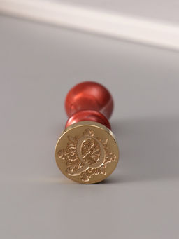 Печать для сургуча с пластиковой ручкой «Буква Q на вензеле», 2.5×2.5×6.3 см