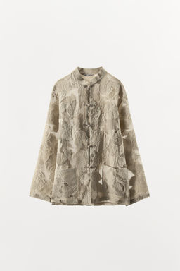 LIMITED EDITION FLORAL JACQUARD KIMONO