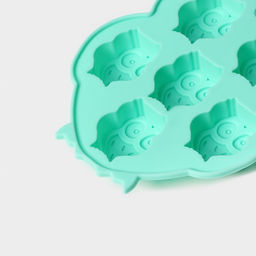 Цена за 2 шт. Форма для конфет и шоколада Доляна Совы, силикон, 12.5?11 см, 6 ячеек (3.3?2.7?1.5 см), МИКС  фото 5