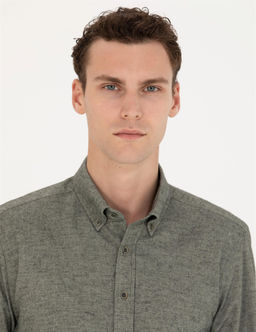Ye_il Slim Fit Uzun Kollu G_mlek - Pierre cardin фото 2