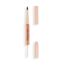 Контурный карандаш для бровей и гель для фиксации Eyebrow pencil Fluffy Brow Filter Duo, Granite 6792240