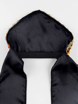 Кокошник карнавальный «Русские узоры», черный