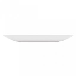 Тарелка плоская пластмассовая "Квадро" д220мм, h20мм, белый (Россия)