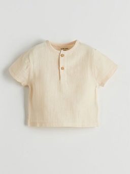 Bisiklet Yaka Erkek Bebek Ti??rt