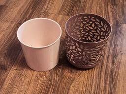 Кашпо 1,25л "Leaves" , арт. КШ-9828/-9823/-9822/-9826/9821