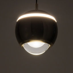 Светильник «Сатурн»LED 11 Вт 3000К черный хром 11×10×11-110 см BayerLux